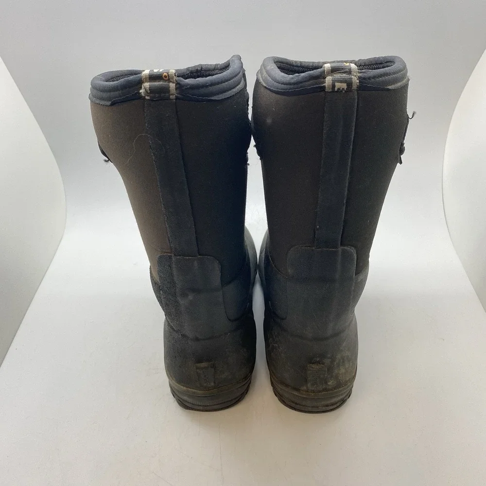 BOGS Ultra High Boots Mens 8 Black Waterproof Snow Boot Workwear Shoes 51377-001